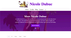 Desktop Screenshot of nicoledubuc.com